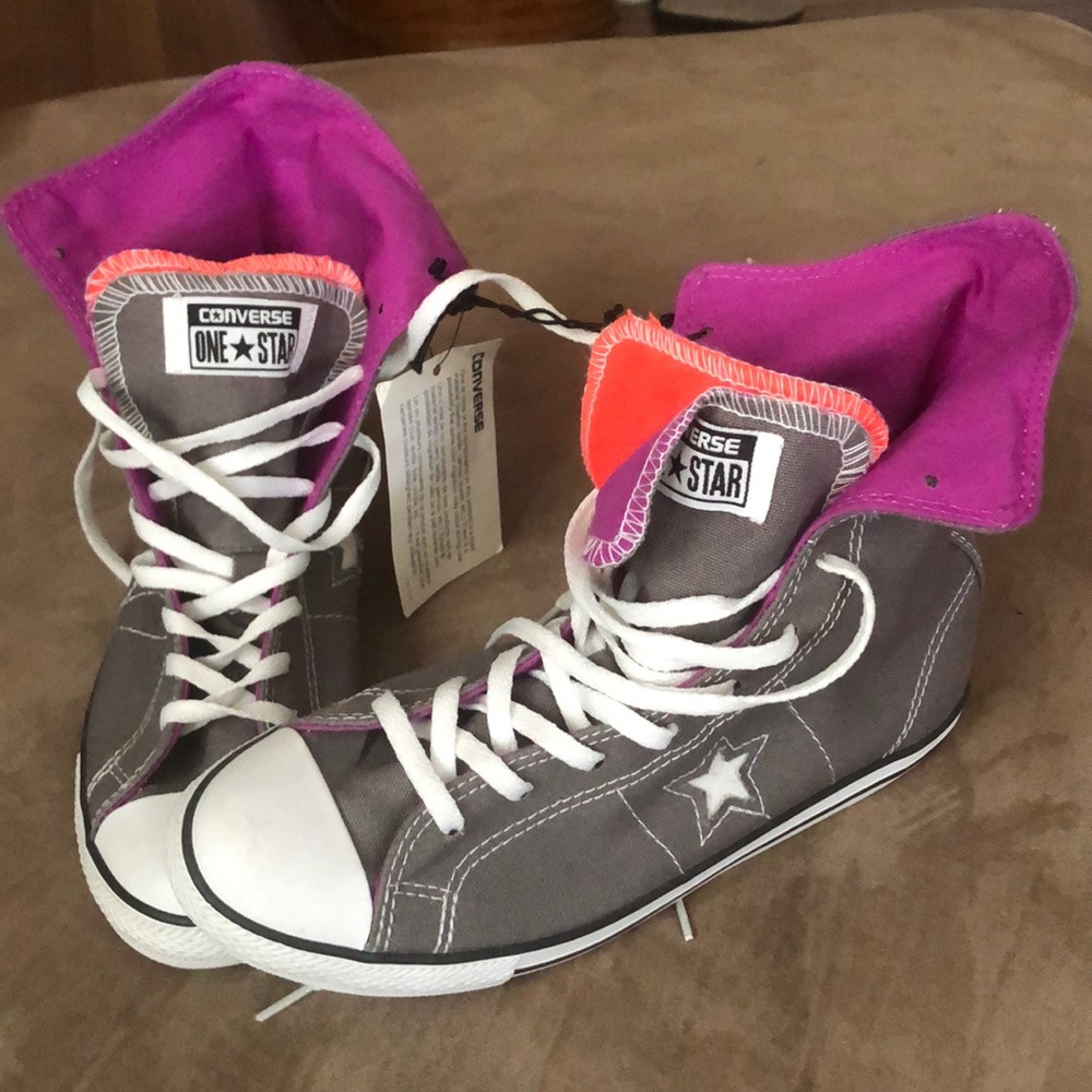 Converse one star high tops